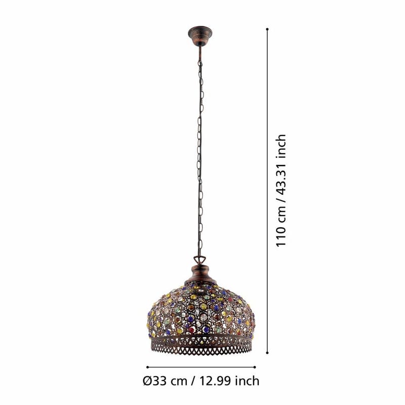 Taklampa Jadida - 33 cm - Belysning - Inomhusbelysning & lampor - Fönsterlampor & fönsterbelysning - Fönsterlampa hängande