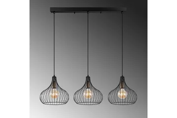 Taklampa Kiron Svart / Antik Tre - Svart - Belysning - Inomhusbelysning & lampor - Fönsterlampor & fönsterbelysning - Fönsterlampa hängande