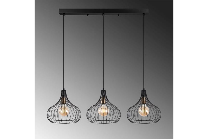 Taklampa Kiron Svart / Antik Tre - Svart - Belysning - Inomhusbelysning & lampor - Fönsterlampor & fönsterbelysning - Fönsterlampa hängande