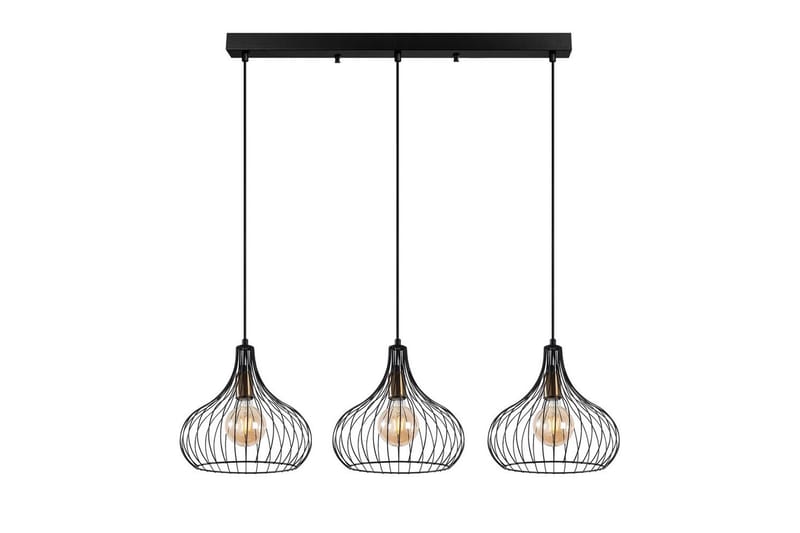 Taklampa Kiron Svart / Antik Tre - Svart - Belysning - Inomhusbelysning & lampor - Fönsterlampor & fönsterbelysning - Fönsterlampa hängande