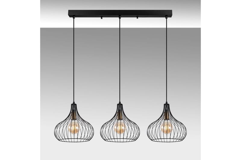 Taklampa Kiron Svart / Antik Tre - Svart - Belysning - Inomhusbelysning & lampor - Fönsterlampor & fönsterbelysning - Fönsterlampa hängande