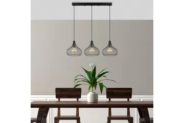 Taklampa Kiron Svart / Antik Tre - Svart - Belysning - Inomhusbelysning & lampor - Fönsterlampor & fönsterbelysning - Fönsterlampa hängande