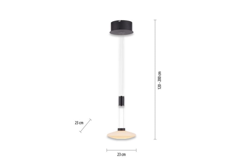 Taklampa Lautada - 23x200x23 cm - Belysning - Inomhusbelysning & lampor - Fönsterlampor & fönsterbelysning - Fönsterlampa hängande