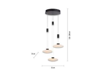 Taklampa Lautada - 56x200x56 cm - Belysning - Inomhusbelysning & lampor - Fönsterlampor & fönsterbelysning - Fönsterlampa hängande