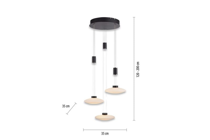 Taklampa Lautada - 56x200x56 cm - Belysning - Inomhusbelysning & lampor - Fönsterlampor & fönsterbelysning - Fönsterlampa hängande
