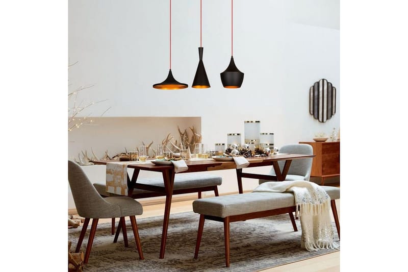 Taklampa Mangol Set Svart / Rany - Guld/Svart - Belysning - Inomhusbelysning & lampor - Fönsterlampor & fönsterbelysning - Fönsterlampa hängande