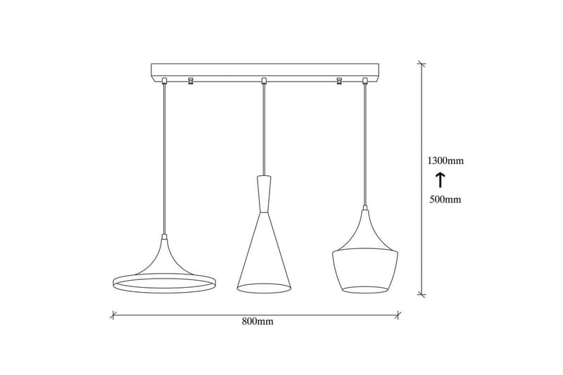 Taklampa Mangol Set Svart / Rany - Guld/Svart - Belysning - Inomhusbelysning & lampor - Fönsterlampor & fönsterbelysning - Fönsterlampa hängande