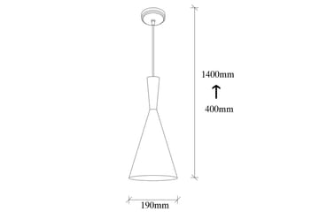 Taklampa Mangol Svart / Röd Diameter: 19 cm - Mörkröd/Svart - Belysning - Inomhusbelysning & lampor - Fönsterlampor & fönsterbelysning - Fönsterlampa hängande
