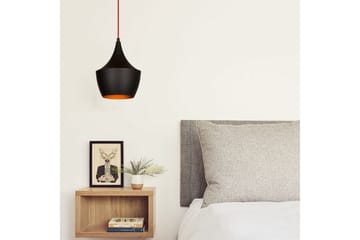 Taklampa Mangol Svart / Röd Diameter: 23 cm - Mörkröd/Svart - Belysning - Inomhusbelysning & lampor - Fönsterlampor & fönsterbelysning - Fönsterlampa hängande