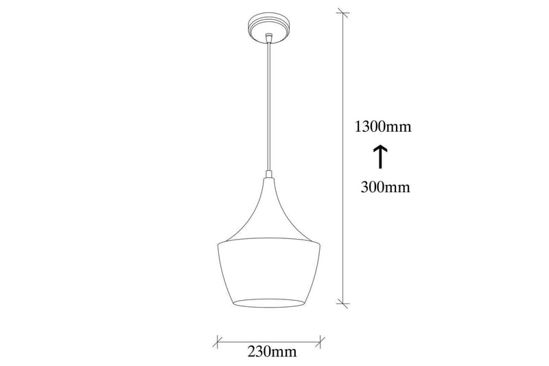 Taklampa Mangol Svart / Röd Diameter: 23 cm - Mörkröd/Svart - Belysning - Inomhusbelysning & lampor - Fönsterlampor & fönsterbelysning - Fönsterlampa hängande