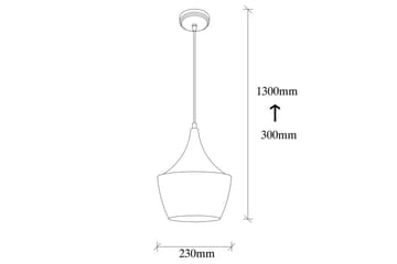 Taklampa Mangol Svart / Röd Diameter: 23 cm - Mörkröd/Svart - Belysning - Inomhusbelysning & lampor - Fönsterlampor & fönsterbelysning - Fönsterlampa hängande