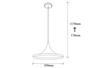 Taklampa Mangol Svart / Röd Diameter: 35 cm - Mörkröd/Svart - Belysning - Inomhusbelysning & lampor - Fönsterlampor & fönsterbelysning - Fönsterlampa hängande