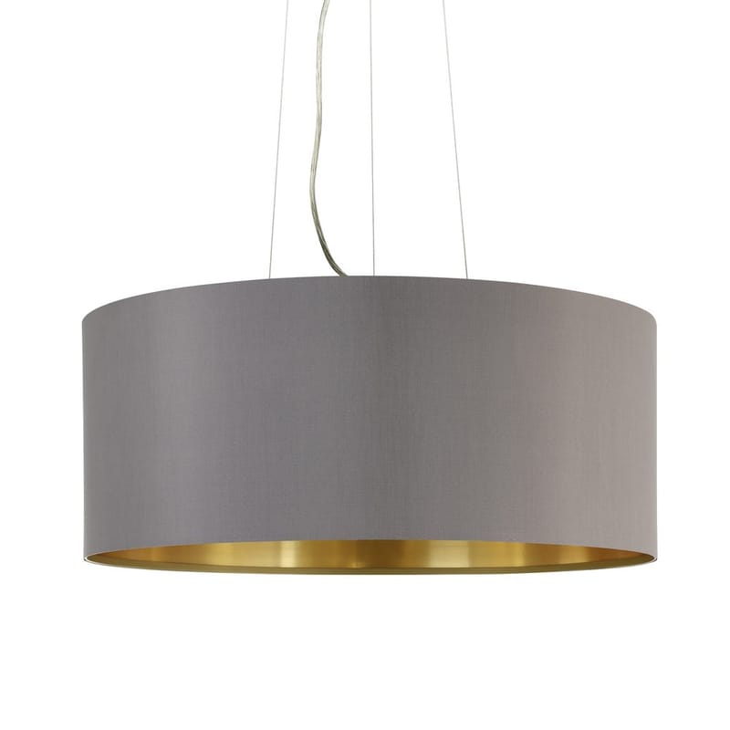 Taklampa Maserlo med 3 lampor - Matt nickel/cappuccino - Belysning - Inomhusbelysning & lampor - Fönsterlampor & fönsterbelysning - Fönsterlampa hängande