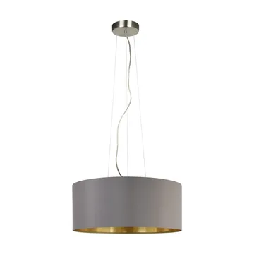 Taklampa Maserlo med 3 lampor - Matt nickel/cappuccino - Belysning - Inomhusbelysning & lampor - Fönsterlampor & fönsterbelysning - Fönsterlampa hängande