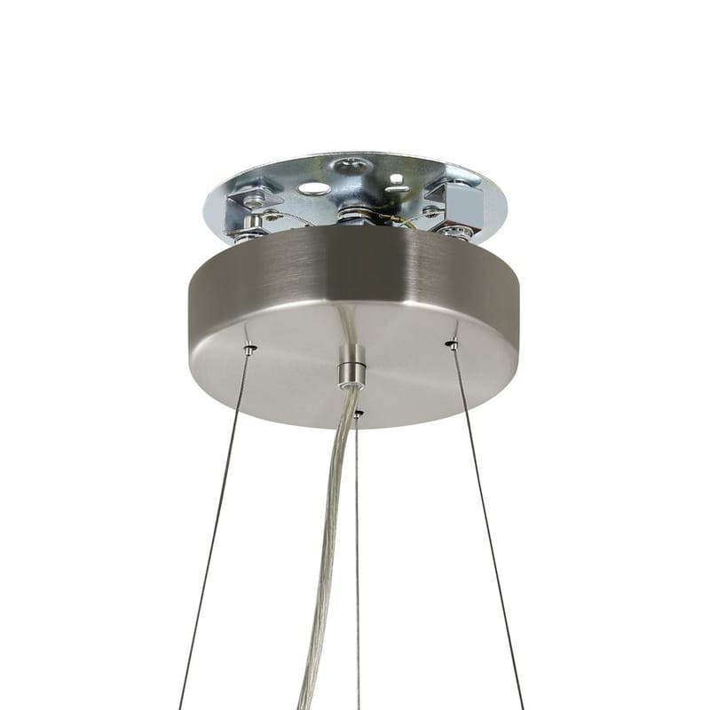 Taklampa Maserlo med 3 lampor - Matt nickel/cappuccino - Belysning - Inomhusbelysning & lampor - Fönsterlampor & fönsterbelysning - Fönsterlampa hängande