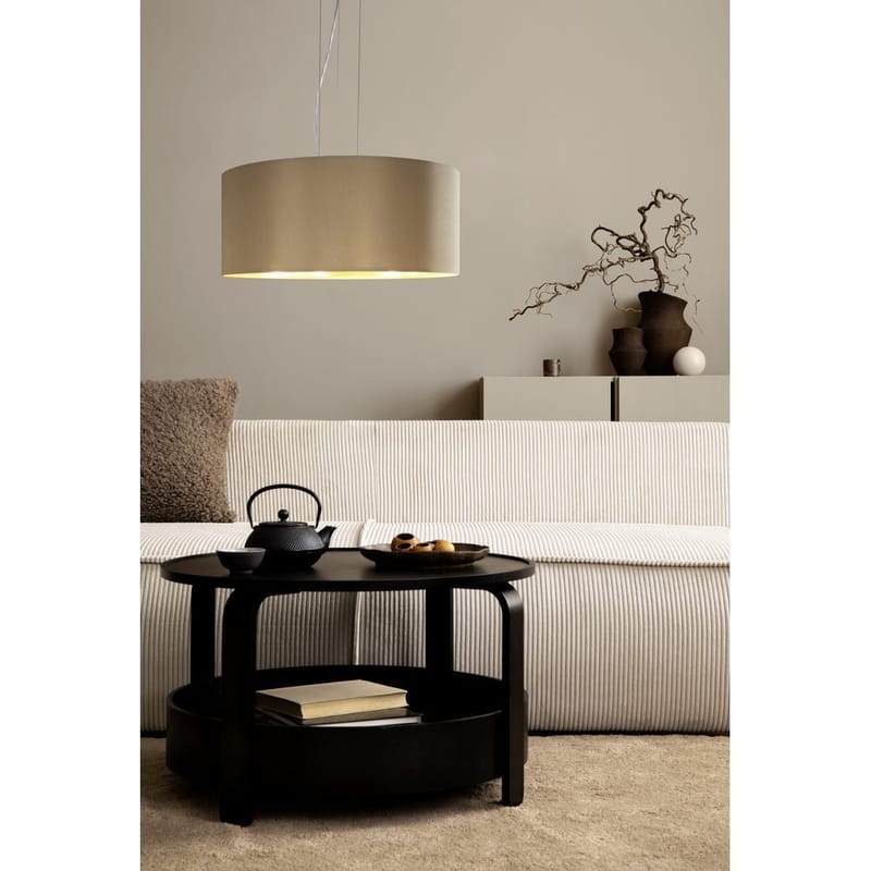 Taklampa Maserlo med 3 lampor - Matt nickel/taupe - Belysning - Inomhusbelysning & lampor - Fönsterlampor & fönsterbelysning - Fönsterlampa hängande