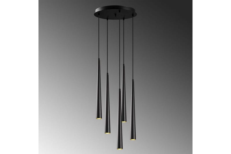 Taklampa Matsuchi Svart Sju Uttag - Sju Uttag - Belysning - Inomhusbelysning & lampor - Fönsterlampor & fönsterbelysning - Fönsterlampa hängande