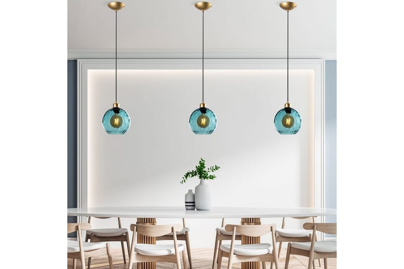 Taklampa Mayur Blå - Blå - Belysning - Inomhusbelysning & lampor - Fönsterlampor & fönsterbelysning - Fönsterlampa hängande