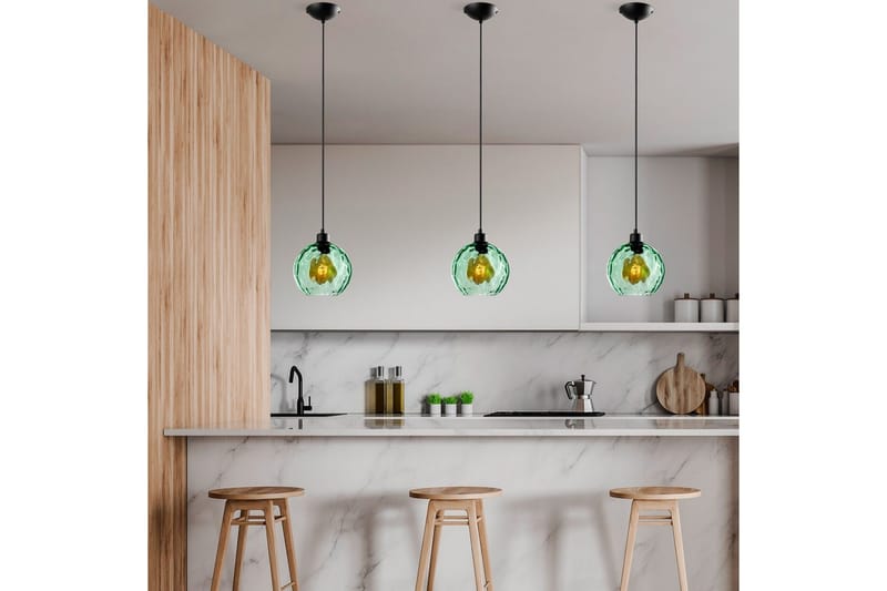 Taklampa Mayur Grön / Svart - Grön / Svart - Belysning - Inomhusbelysning & lampor - Fönsterlampor & fönsterbelysning - Fönsterlampa hängande