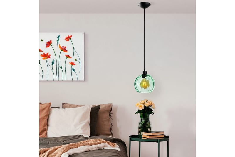 Taklampa Mayur Grön / Svart - Grön / Svart - Belysning - Inomhusbelysning & lampor - Fönsterlampor & fönsterbelysning - Fönsterlampa hängande