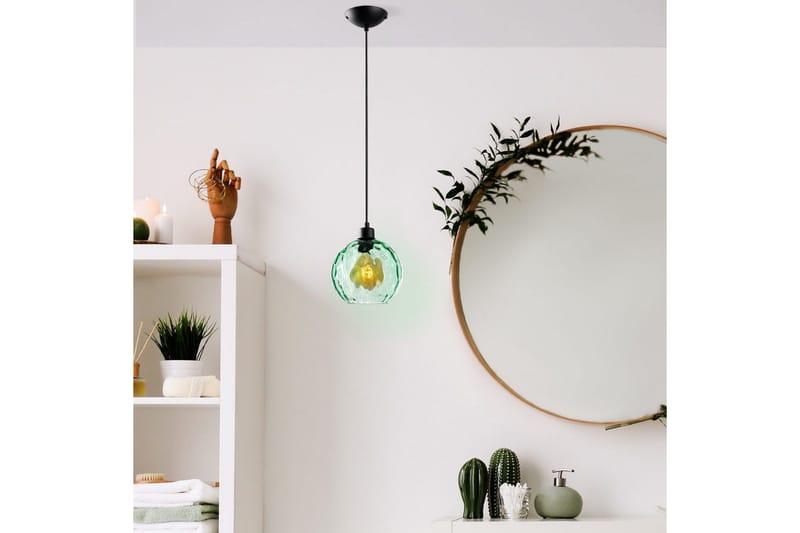 Taklampa Mayur Grön / Svart - Grön / Svart - Belysning - Inomhusbelysning & lampor - Fönsterlampor & fönsterbelysning - Fönsterlampa hängande