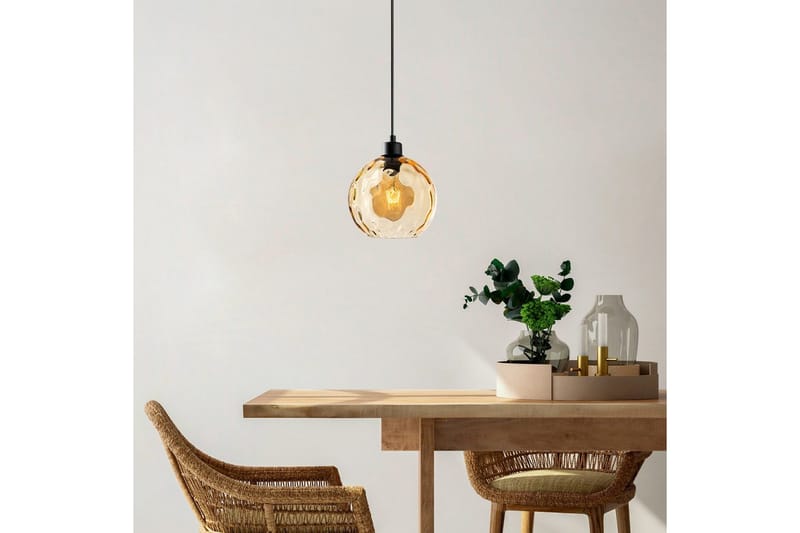 Taklampa Mayur Gul / Svart - Gul / Svart - Belysning - Inomhusbelysning & lampor - Fönsterlampor & fönsterbelysning - Fönsterlampa hängande