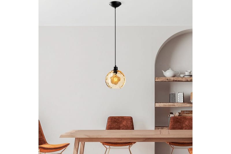 Taklampa Mayur Gul / Svart - Gul / Svart - Belysning - Inomhusbelysning & lampor - Fönsterlampor & fönsterbelysning - Fönsterlampa hängande