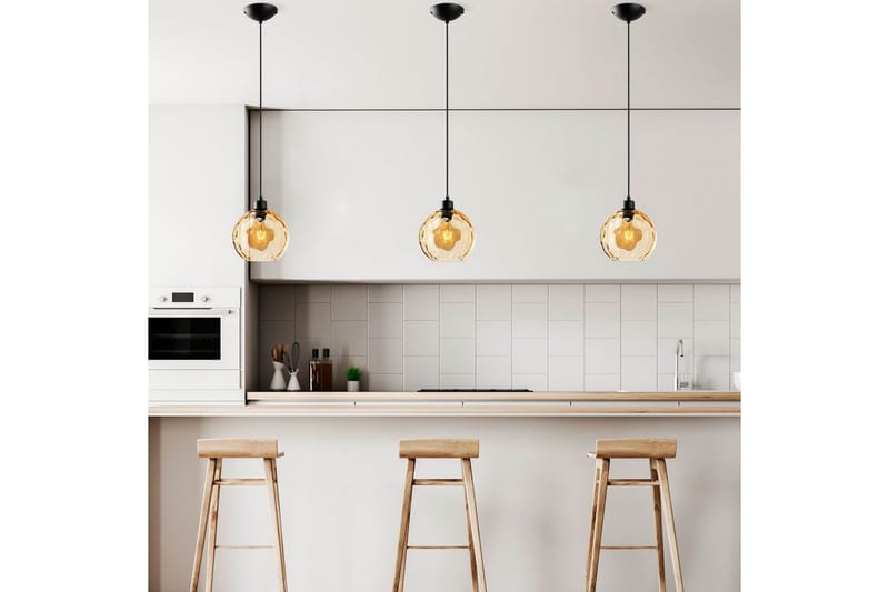 Taklampa Mayur Gul / Svart - Gul / Svart - Belysning - Inomhusbelysning & lampor - Fönsterlampor & fönsterbelysning - Fönsterlampa hängande