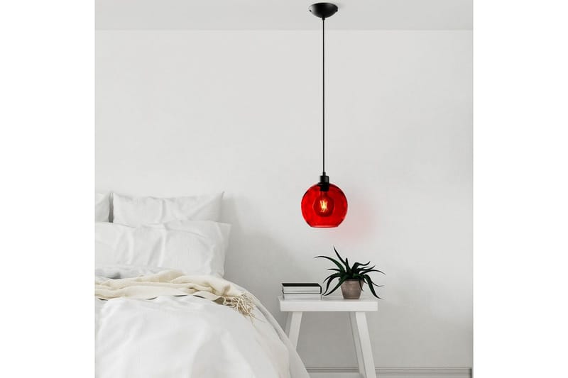 Taklampa Mayur Röd / Svart - Röd / Svart - Belysning - Inomhusbelysning & lampor - Fönsterlampor & fönsterbelysning - Fönsterlampa hängande