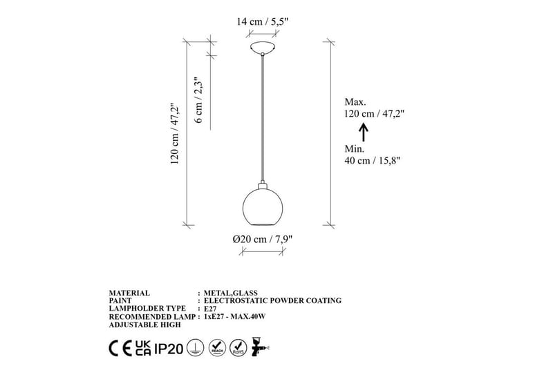Taklampa Mayur Röd / Svart - Röd / Svart - Belysning - Inomhusbelysning & lampor - Fönsterlampor & fönsterbelysning - Fönsterlampa hängande
