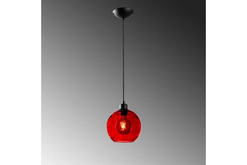 Taklampa Mayur Röd / Svart - Röd / Svart - Belysning - Inomhusbelysning & lampor - Fönsterlampor & fönsterbelysning - Fönsterlampa hängande