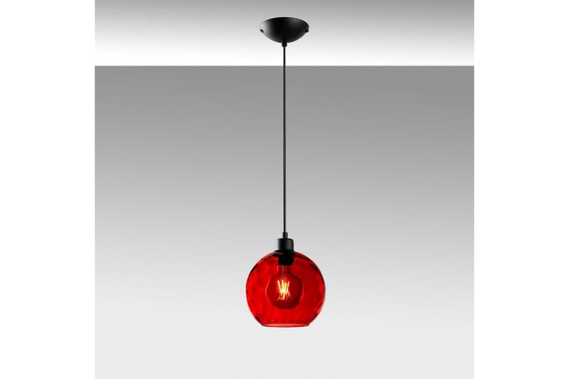 Taklampa Mayur Röd / Svart - Röd / Svart - Belysning - Inomhusbelysning & lampor - Fönsterlampor & fönsterbelysning - Fönsterlampa hängande