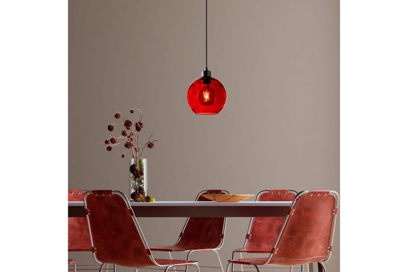 Taklampa Mayur Röd / Svart - Röd / Svart - Belysning - Inomhusbelysning & lampor - Fönsterlampor & fönsterbelysning - Fönsterlampa hängande