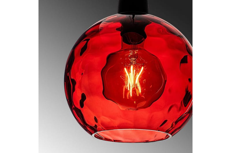 Taklampa Mayur Röd / Svart - Röd / Svart - Belysning - Inomhusbelysning & lampor - Fönsterlampor & fönsterbelysning - Fönsterlampa hängande