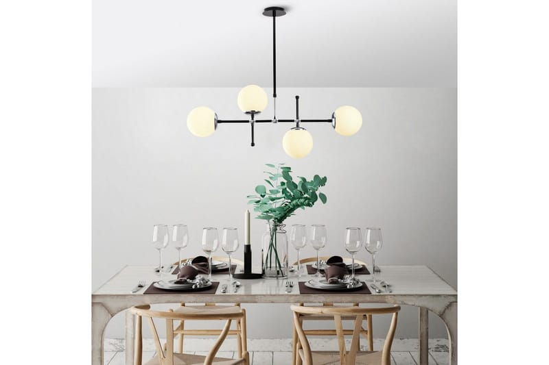 Taklampa Narwani Ulamere Svart / Vit - Svart/Vit - Belysning - Inomhusbelysning & lampor - Fönsterlampor & fönsterbelysning - Fönsterlampa hängande