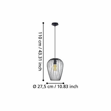 Taklampa Newtown - 275 mm - Belysning - Inomhusbelysning & lampor - Fönsterlampor & fönsterbelysning - Fönsterlampa hängande