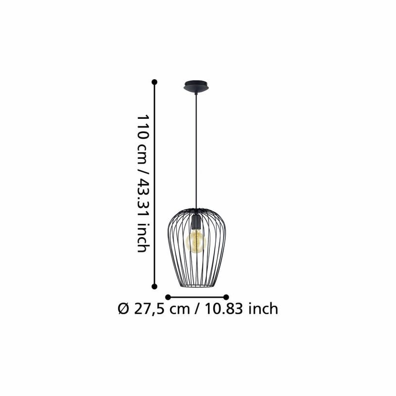 Taklampa Newtown - 275 mm - Belysning - Inomhusbelysning & lampor - Fönsterlampor & fönsterbelysning - Fönsterlampa hängande
