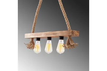 Taklampa Nira Trä ( 60 x 9 cm) - Ljusfärgat trä - Belysning - Inomhusbelysning & lampor - Fönsterlampor & fönsterbelysning - Fönsterlampa hängande