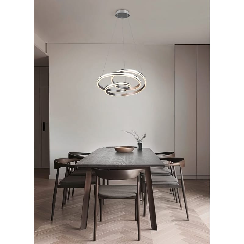 Taklampa Nuria - Borstad stål - Belysning - Inomhusbelysning & lampor - Fönsterlampor & fönsterbelysning - Fönsterlampa hängande