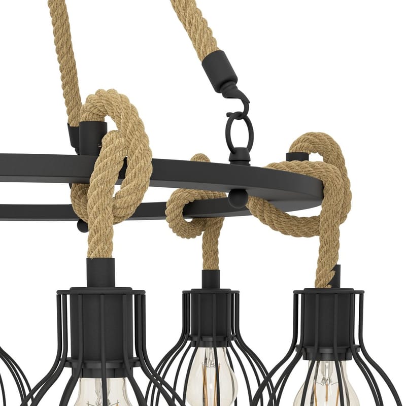 Taklampa Rampside Rund med 6 Lampor - 76 cm - Belysning - Inomhusbelysning & lampor - Fönsterlampor & fönsterbelysning - Fönsterlampa hängande