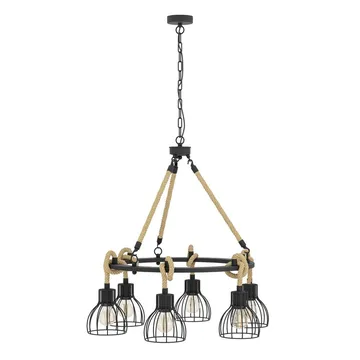 Taklampa Rampside Rund med 6 Lampor - 76 cm - Belysning - Inomhusbelysning & lampor - Fönsterlampor & fönsterbelysning - Fönsterlampa hängande