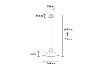 Taklampa Rate 3 Koppar - Koppar - Belysning - Inomhusbelysning & lampor - Fönsterlampor & fönsterbelysning - Fönsterlampa hängande