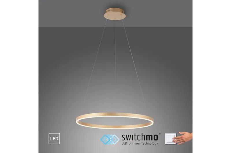 Taklampa Ritus - 58,5x120x58,5 cm, Matt mässing - Belysning - Inomhusbelysning & lampor - Fönsterlampor & fönsterbelysning - Fönsterlampa hängande