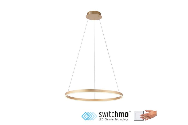 Taklampa Ritus - 58,5x120x58,5 cm, Matt mässing - Belysning - Inomhusbelysning & lampor - Fönsterlampor & fönsterbelysning - Fönsterlampa hängande