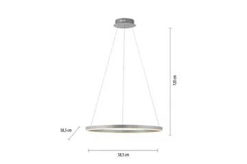 Taklampa Ritus - 58/5x120x58/5 cm/Aluminium - Belysning - Inomhusbelysning & lampor - Fönsterlampor & fönsterbelysning - Fönsterlampa hängande