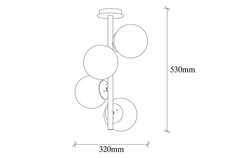 Taklampa Rysta Svart - Svart - Belysning - Inomhusbelysning & lampor - Fönsterlampor & fönsterbelysning - Fönsterlampa hängande