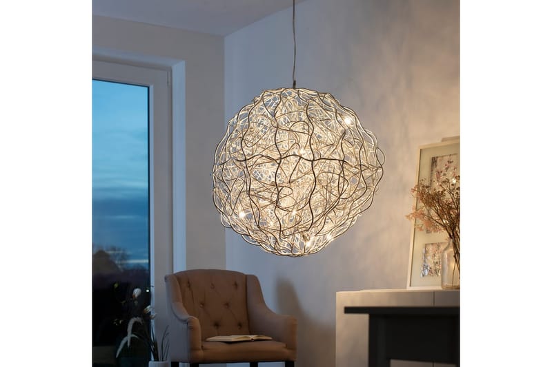 Taklampa Sarea Silver - Silver - Belysning - Inomhusbelysning & lampor - Fönsterlampor & fönsterbelysning - Fönsterlampa hängande