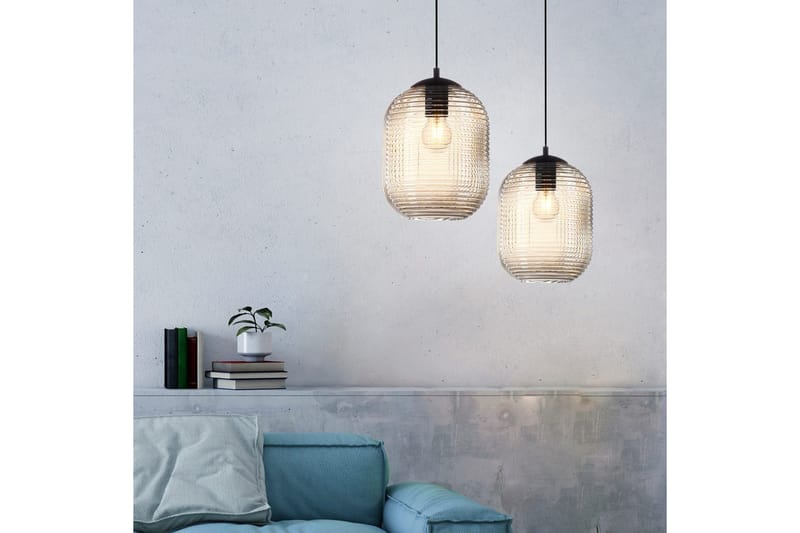 Taklampa Shitake - 20x150x20 cm, Bärnsten - Belysning - Inomhusbelysning & lampor - Fönsterlampor & fönsterbelysning - Fönsterlampa hängande