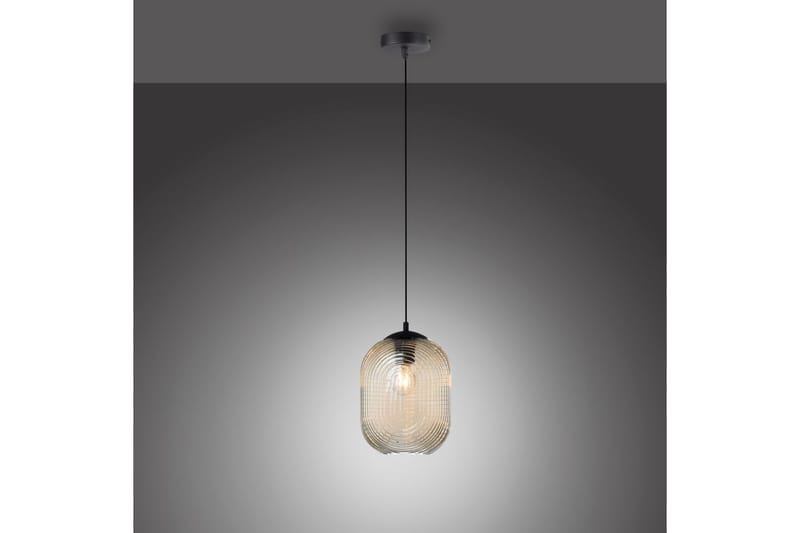 Taklampa Shitake - 20x150x20 cm, Bärnsten - Belysning - Inomhusbelysning & lampor - Fönsterlampor & fönsterbelysning - Fönsterlampa hängande