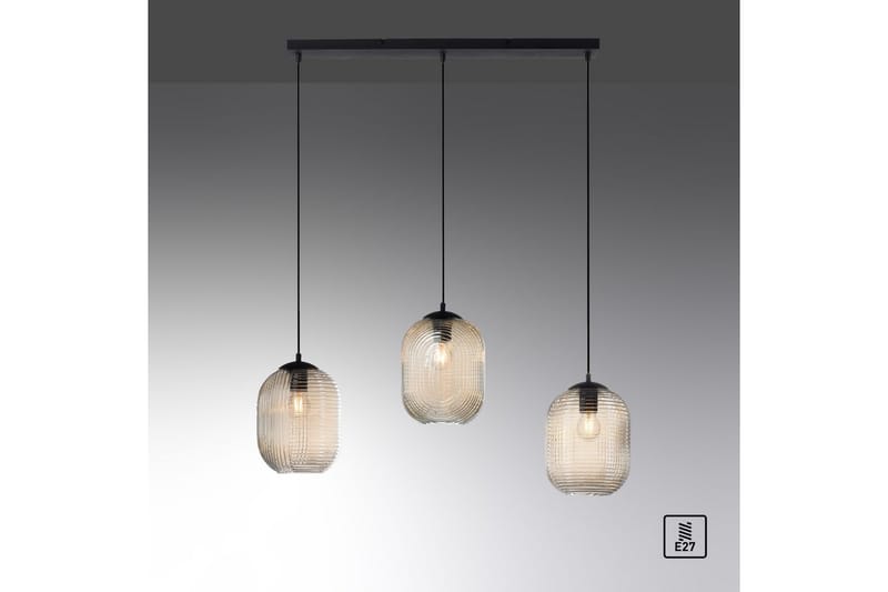Taklampa Shitake - 20x150x90 cm, Bärnsten - Belysning - Inomhusbelysning & lampor - Fönsterlampor & fönsterbelysning - Fönsterlampa hängande